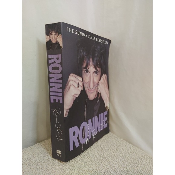 Other - Ronnie‎ by Ronnie Wood Autobiography Rolling Stones Paper Back Book Pictures